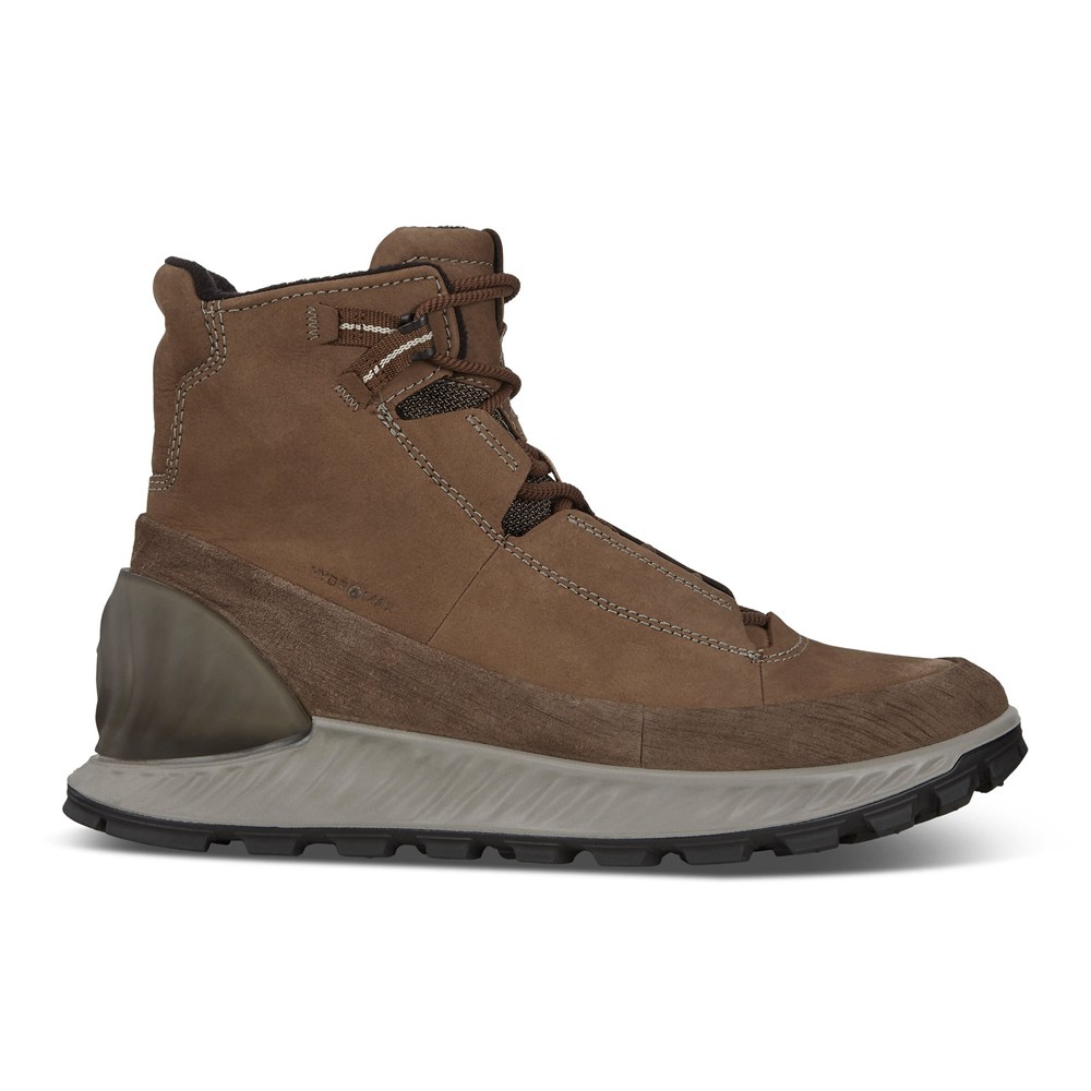 Tenis Outdoor Hombre - ECCO Exostrike Mid - Marrom - IYA932481